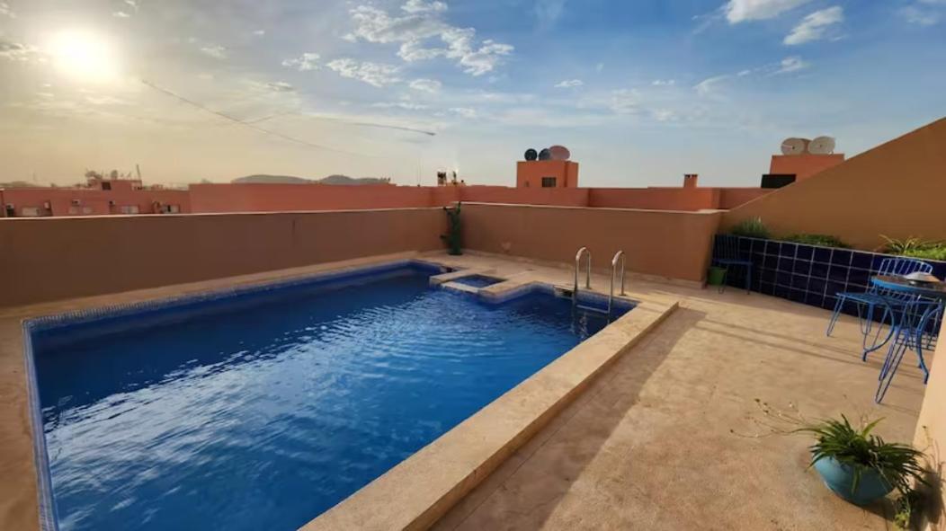 Loft Duplex Familial 200M2 Neuf - Centre Gueliz Apartment Marrakesh Bagian luar foto